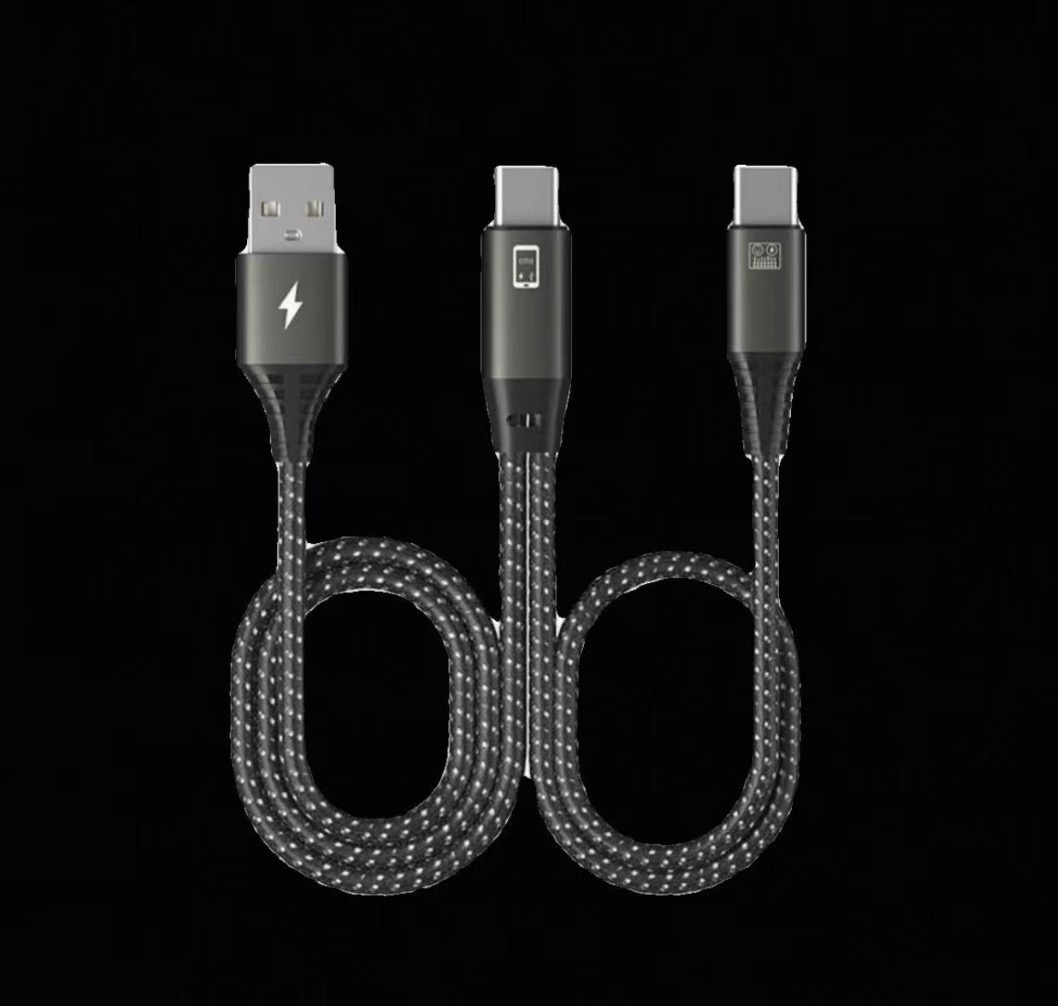 一拖二 OTG 充电线